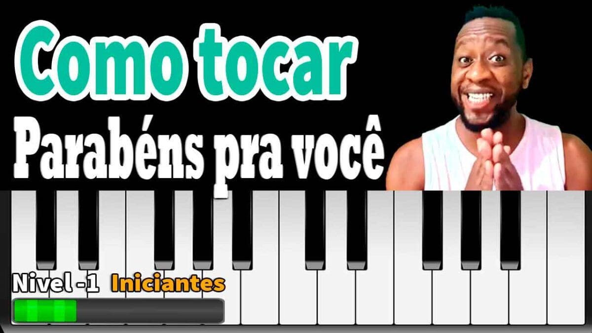 parabéns pra você no teclado