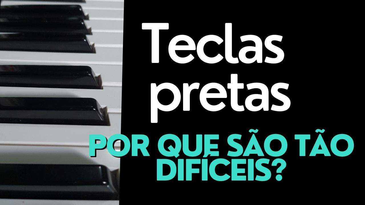 teclas pretas do teclado