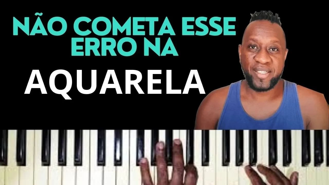 aquarela no piano