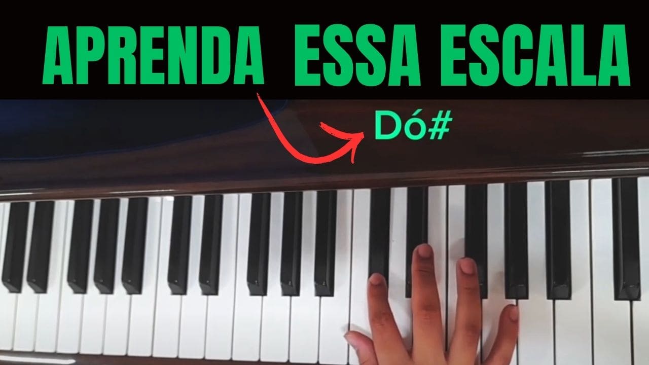 escala de dó sustenido maior